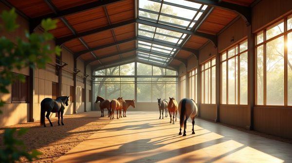 Pourquoi investir dans un solarium pour chevaux révolutionne leur bien-être