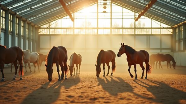 Pourquoi investir dans un solarium pour chevaux révolutionne leur bien-être